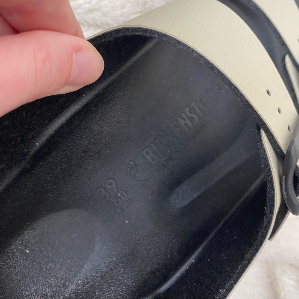 NWOT Birkenstock Mogami Terra women’s sandals Eucalyptus Birko-Flor Sz 39/ 8.5 - Picture 6 of 6